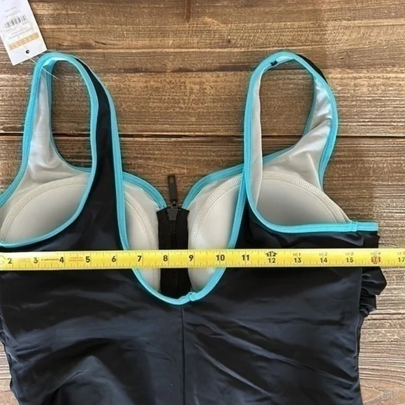 Delimira Swimsuit One piece Size 14 NWT - Picture 11 of 13